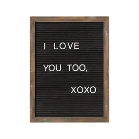 12x16 Black Letter Board (includes 144 letters/symbols)