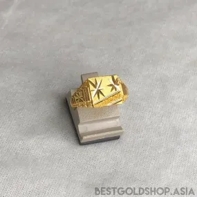 22k / 916 Gold Board Design Ring D1