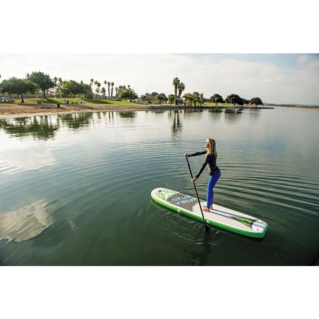 Advanced Elements Lotus Inflatable Yoga Standup Paddle Board w/ Pump & Paddle