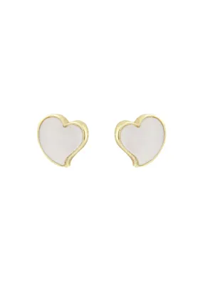 Alora Heart Stud Earrings