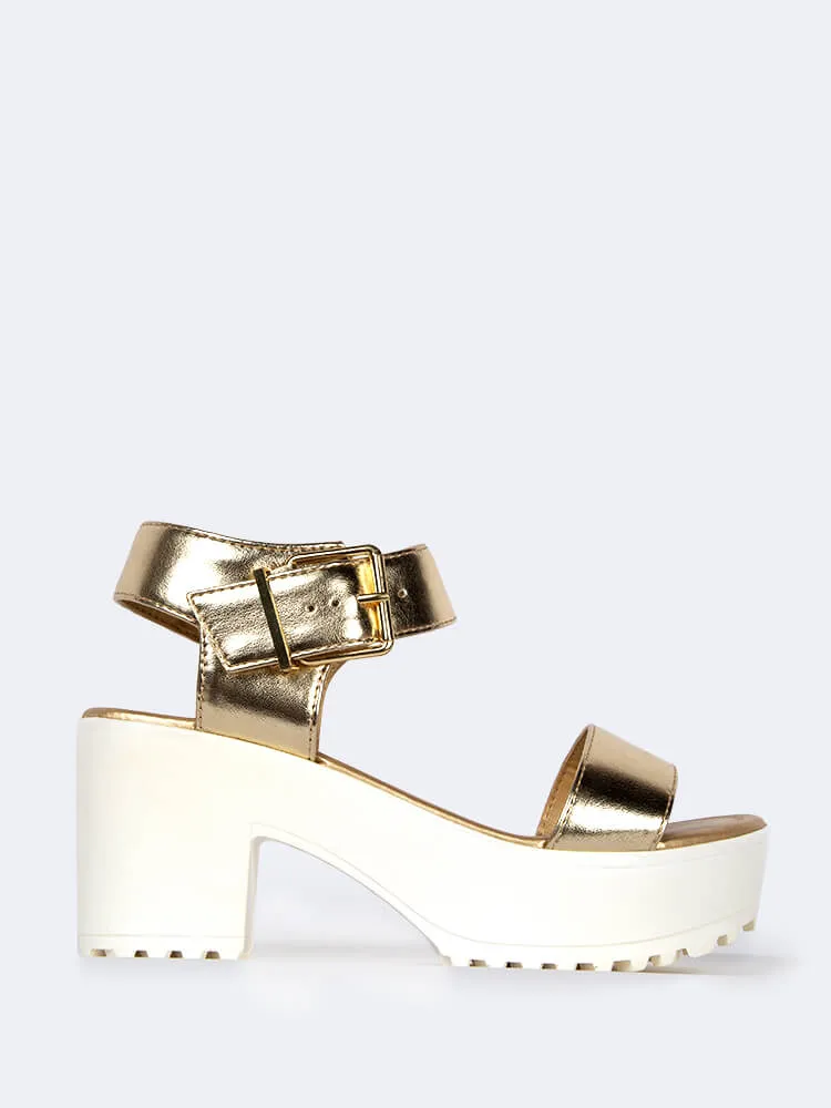 Ankle Strap Platform Sandals