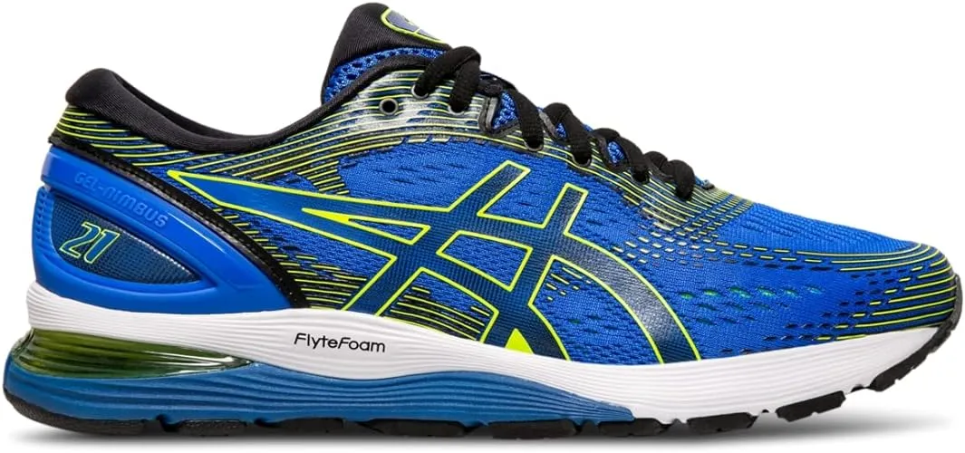 Asics men's running shoe GEL NIMBUS 21 1011A169 400 blue-black