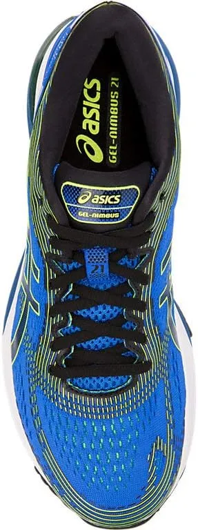 Asics men's running shoe GEL NIMBUS 21 1011A169 400 blue-black