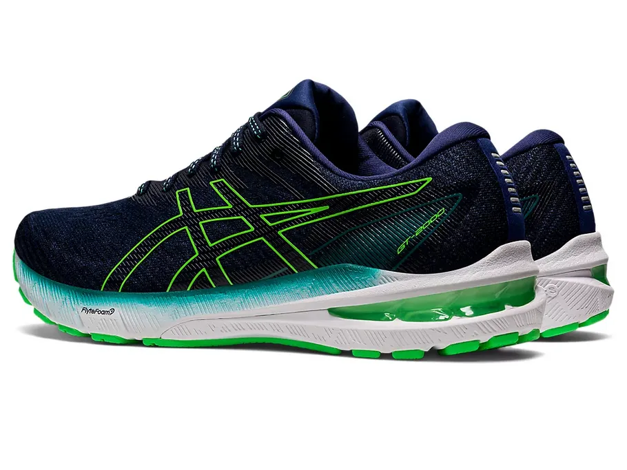 Asics men's running shoe GT-2000 10 1011B185 405 deep ocean-new leaf 