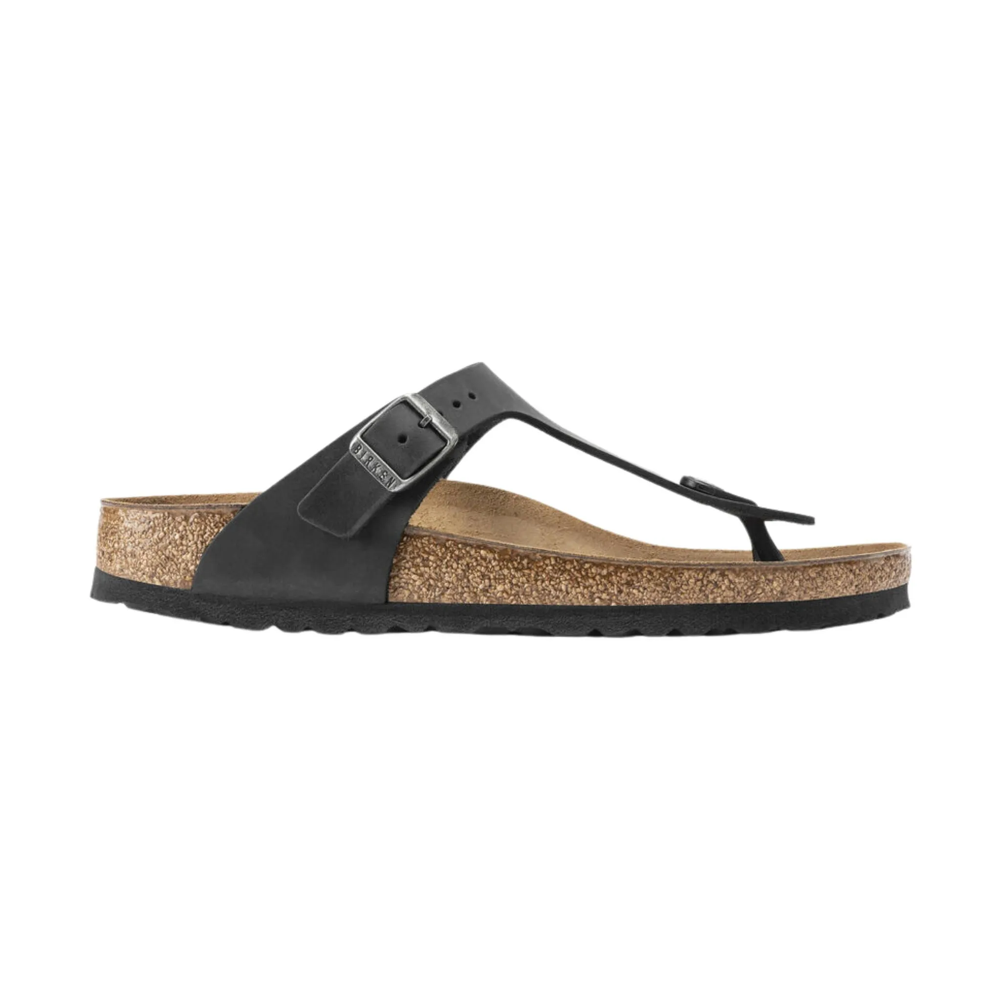 Birkenstock Gizeh Sandal - Oiled Leather Black