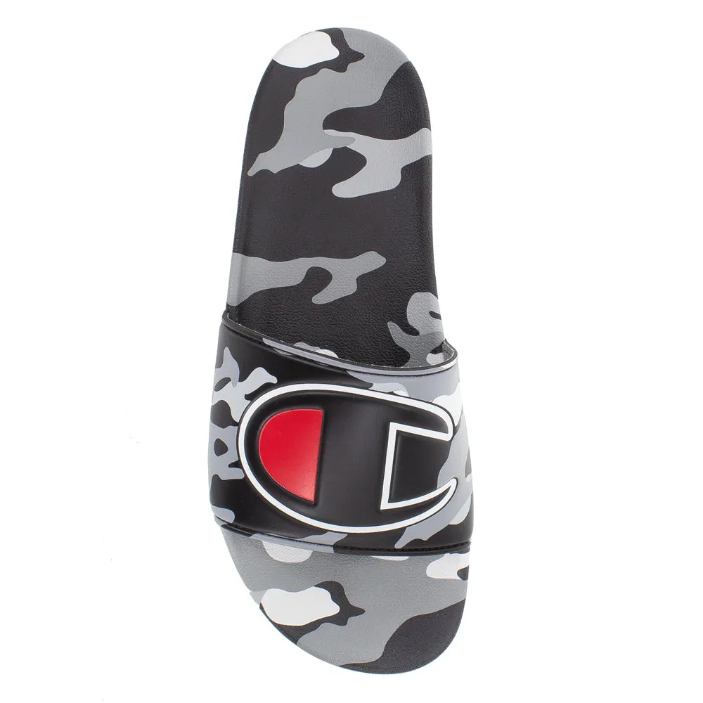 Champion IPO Black Camo Slides