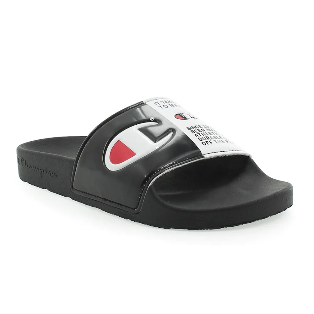 Champion IPO Split Jock Black Slides