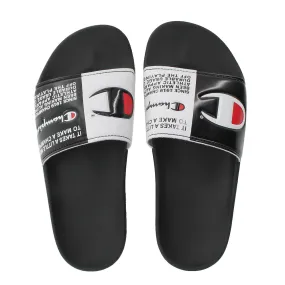 Champion IPO Split Jock Black Slides