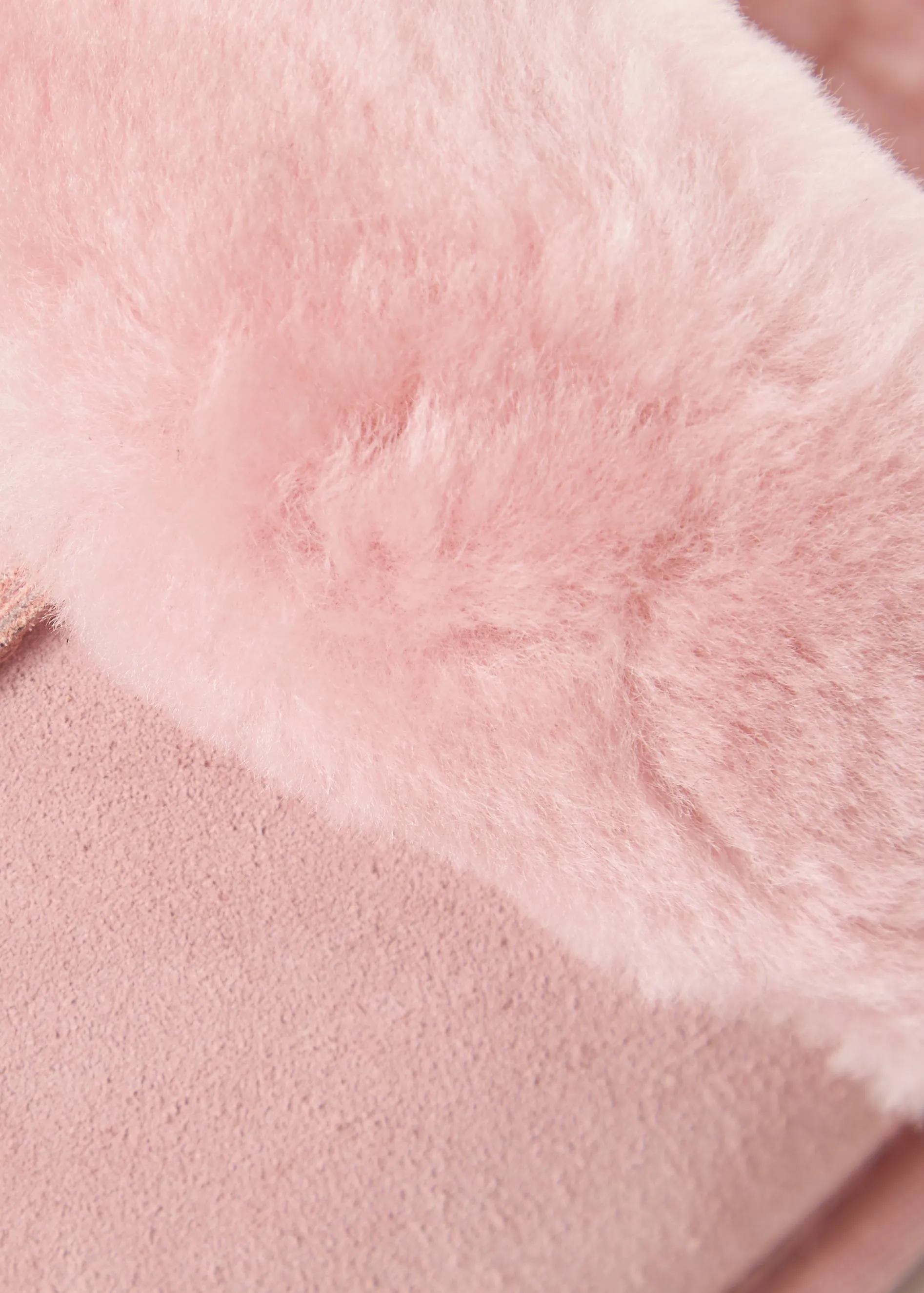 Classic Baby Pink Sheepskin Slippers