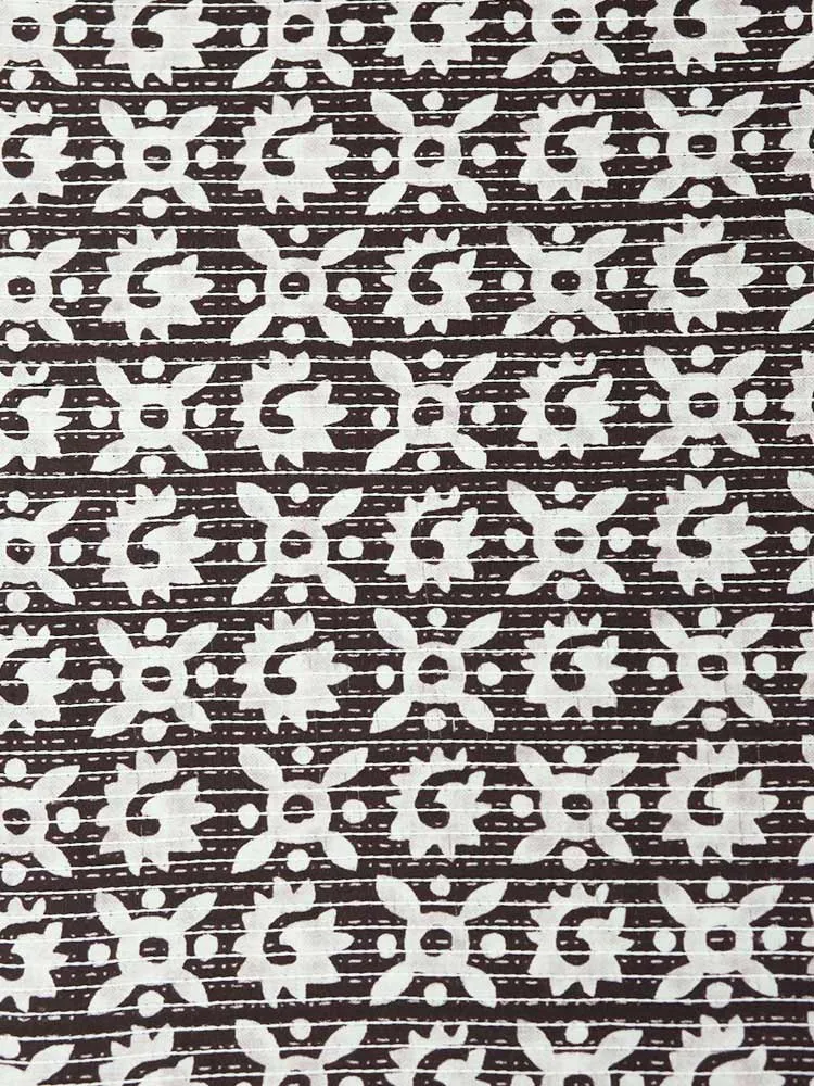 Cotton printed running material