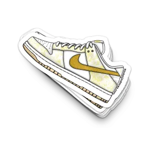 Dunk Low "Yellow Strike" Sneaker Sticker