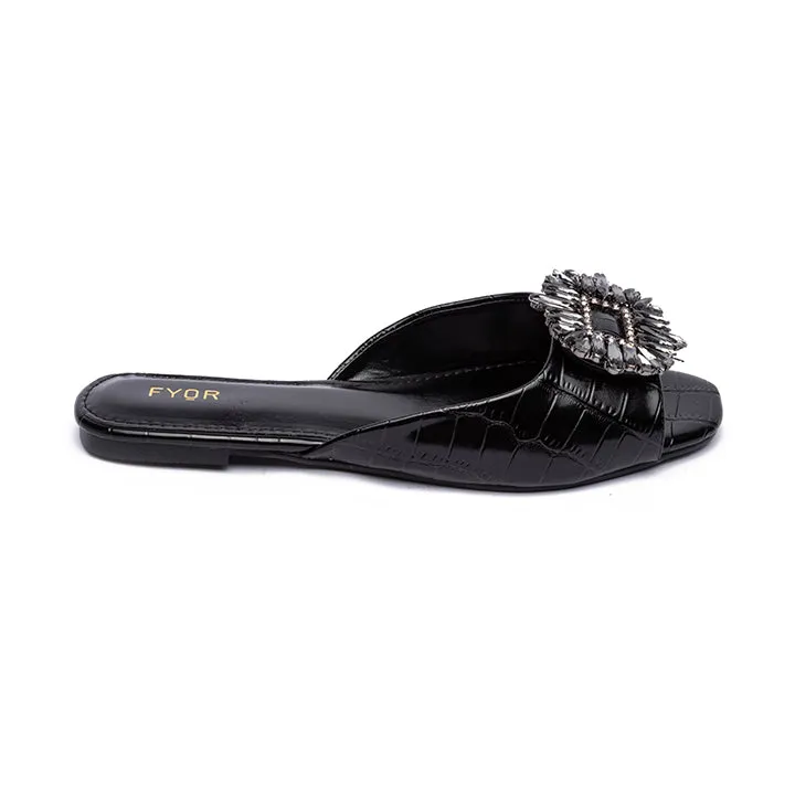 Gem Embellished Flat Sandal MY 212