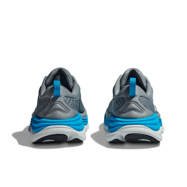 HOKA Men's Gaviota 5 Wide Limestone/Blue