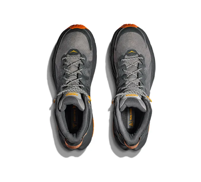 HOKA Men's Trail Code GTX Castlerock/Persimmon Orange