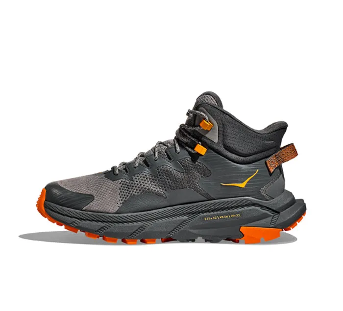 HOKA Men's Trail Code GTX Castlerock/Persimmon Orange