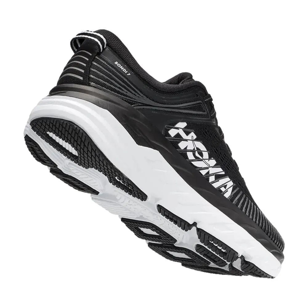 HOKA ONE ONE BONDI7-BLACK/WHITE