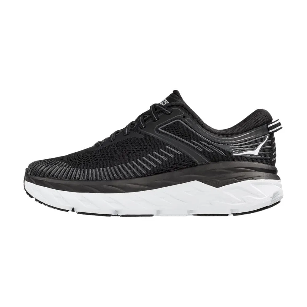 HOKA ONE ONE BONDI7-BLACK/WHITE