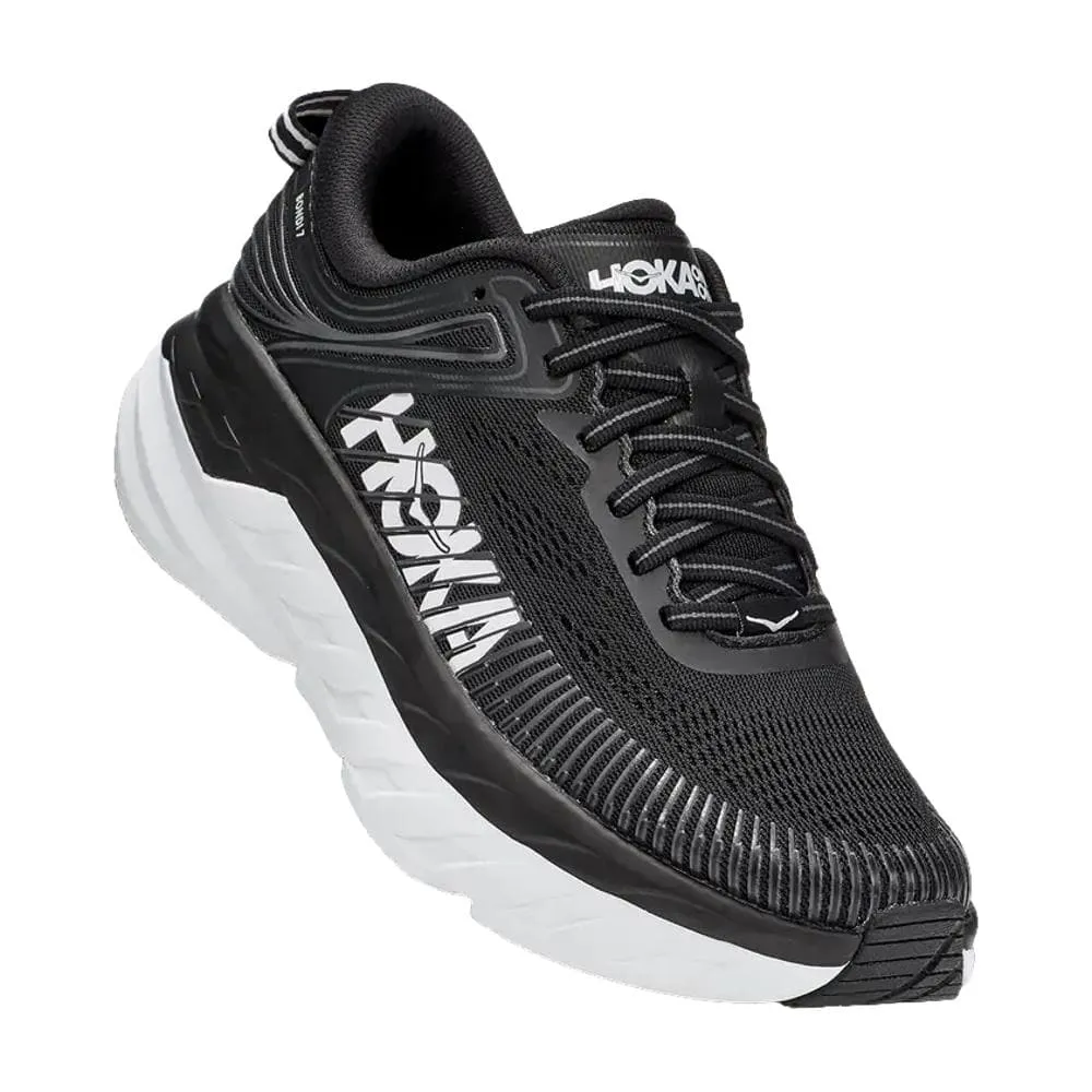 HOKA ONE ONE BONDI7-BLACK/WHITE