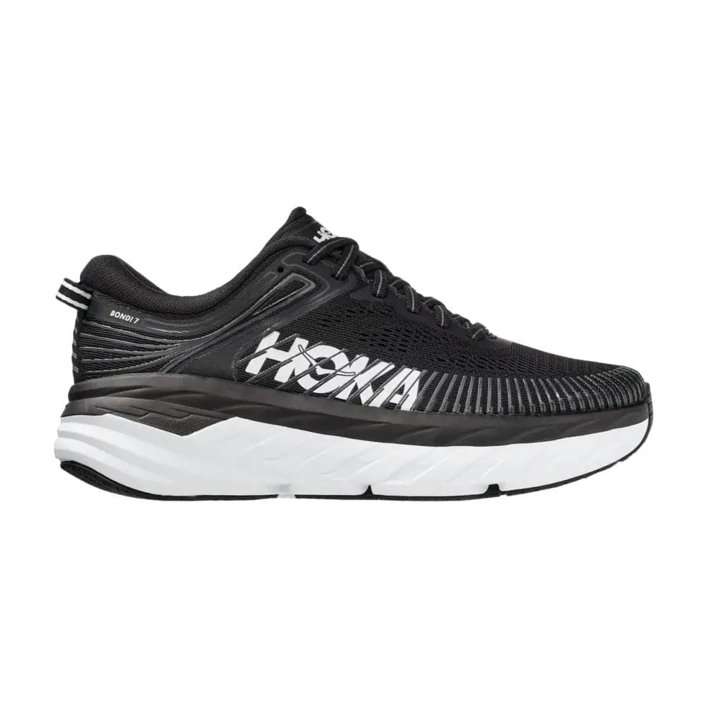 HOKA ONE ONE BONDI7-BLACK/WHITE