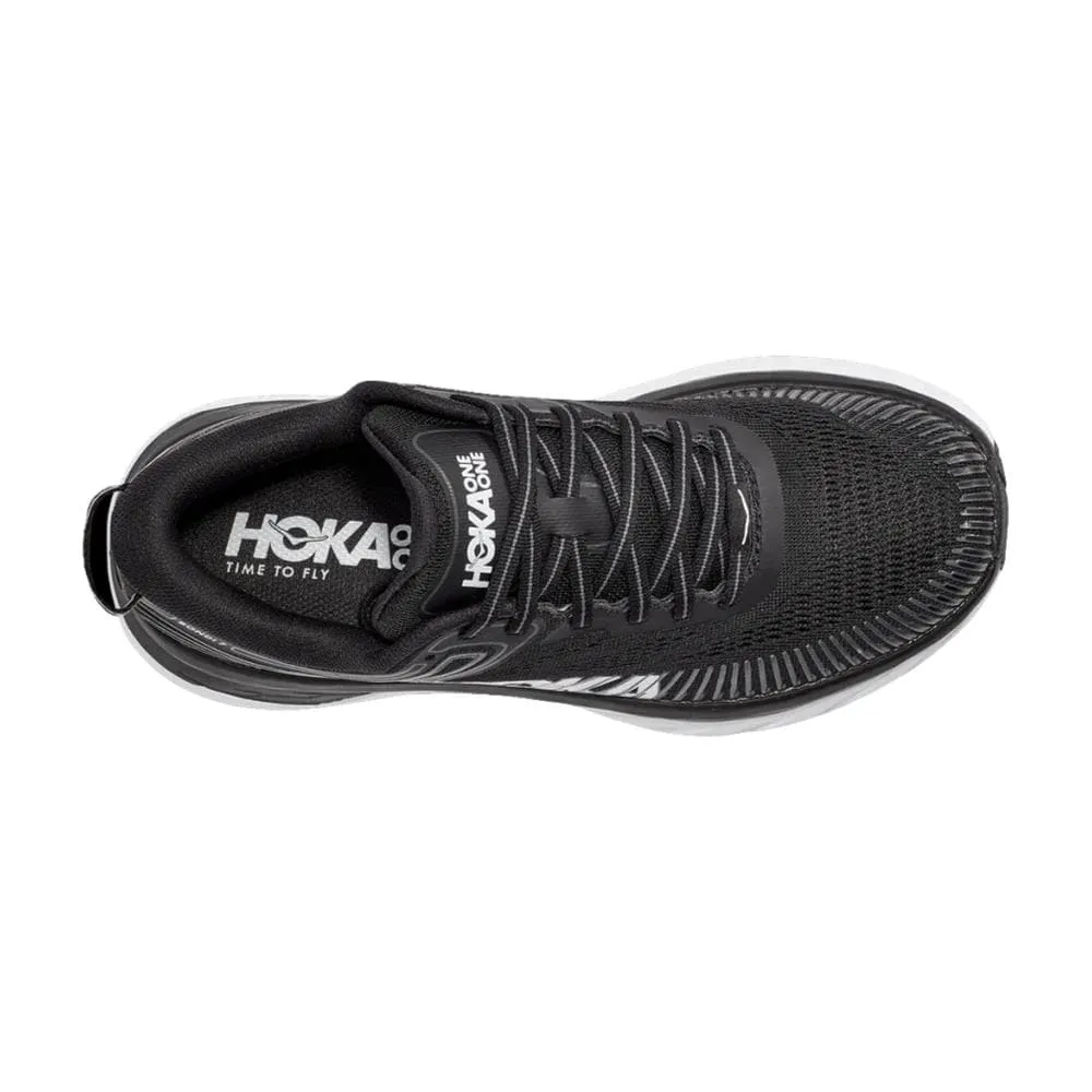 HOKA ONE ONE BONDI7-BLACK/WHITE