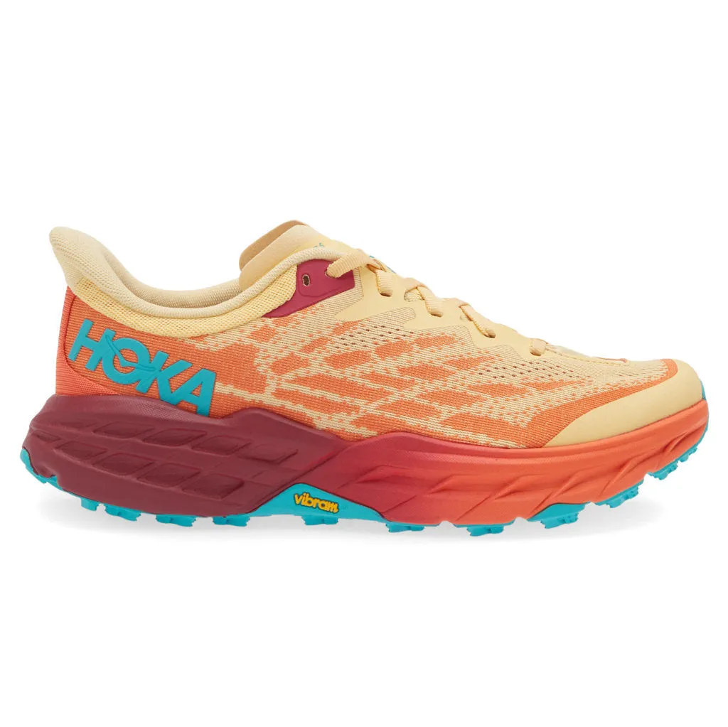 Hoka One One Mens Trainers Speedgoat 5 Lace-Up Low-Top Textile synthetic - UK 9