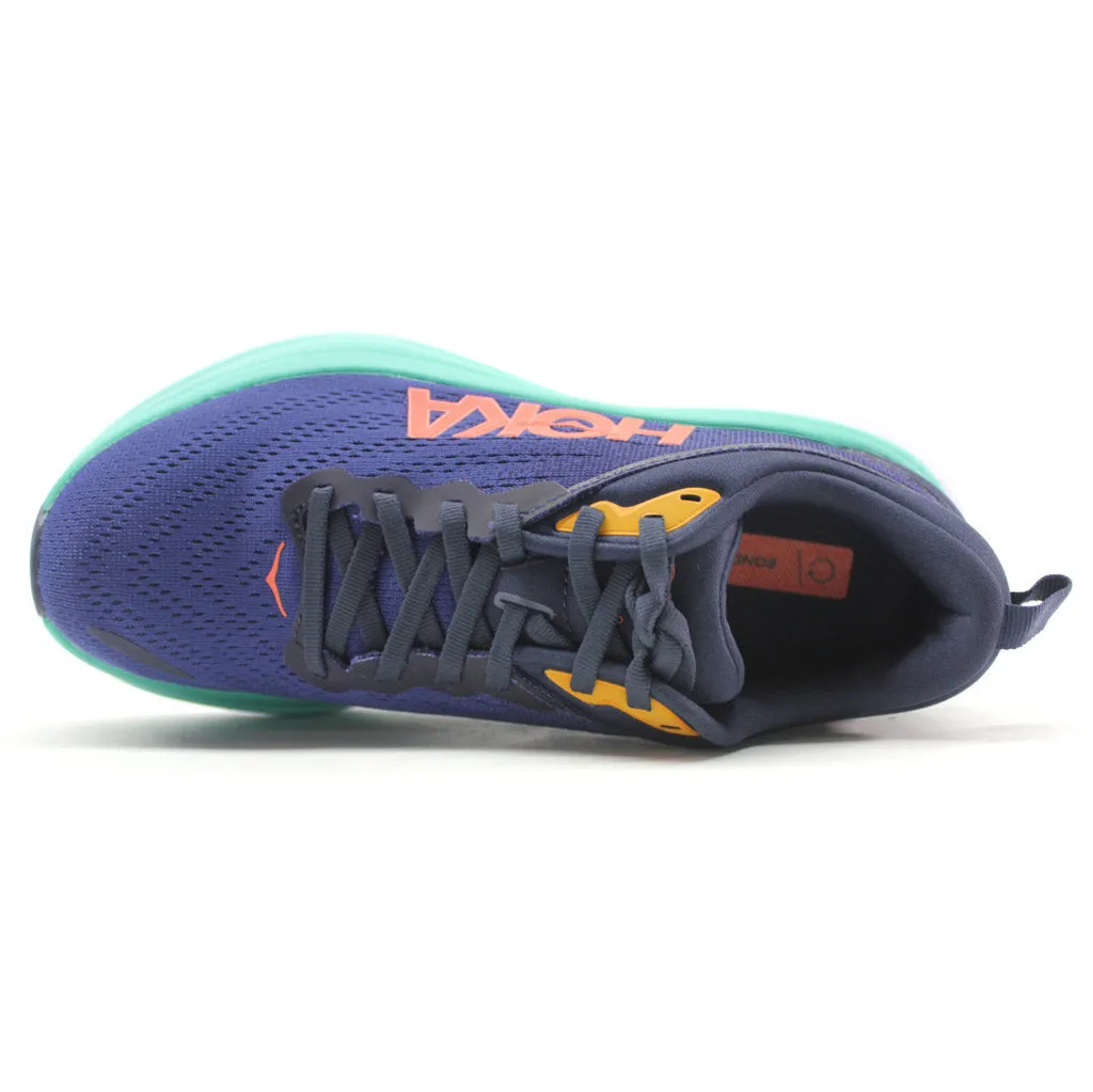 Hoka One One Womens Trainers Bondi 8 Lace-Up Low-Top Sneakers Textile - UK 4.5