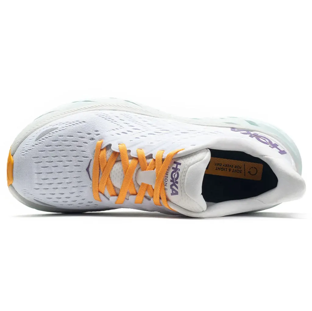 Hoka One One Womens Trainers Clifton 8 Lace-Up Low-Top Running Textile - UK 8.5