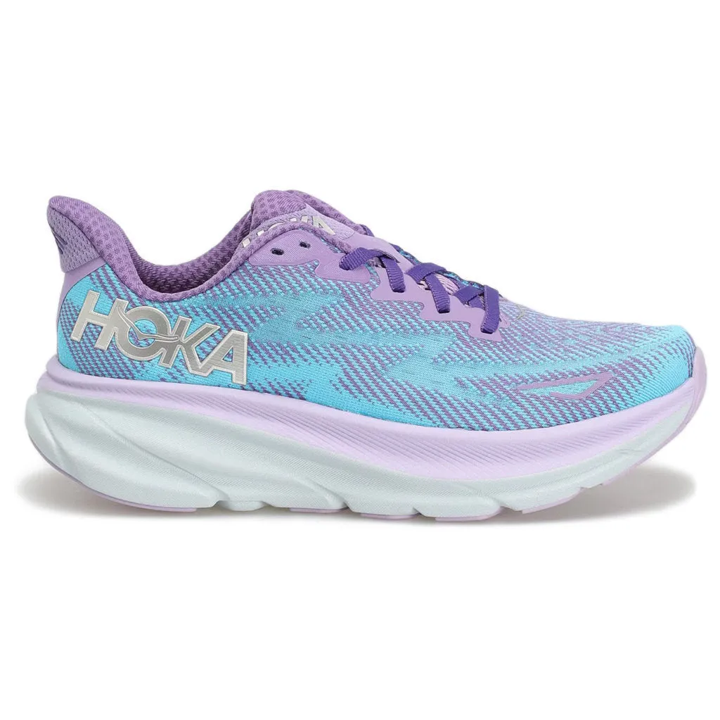 Hoka One One Womens Trainers Clifton 9 Casual Lace-Up Low-Top Textile - UK 7.5