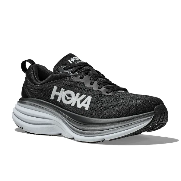 HOKA Women's Bondi 8 Black/White