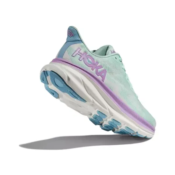 HOKA Women's Clifton 9 Wide Sunlit Ocean/Lilac Mist