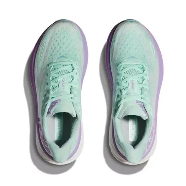 HOKA Women's Clifton 9 Wide Sunlit Ocean/Lilac Mist