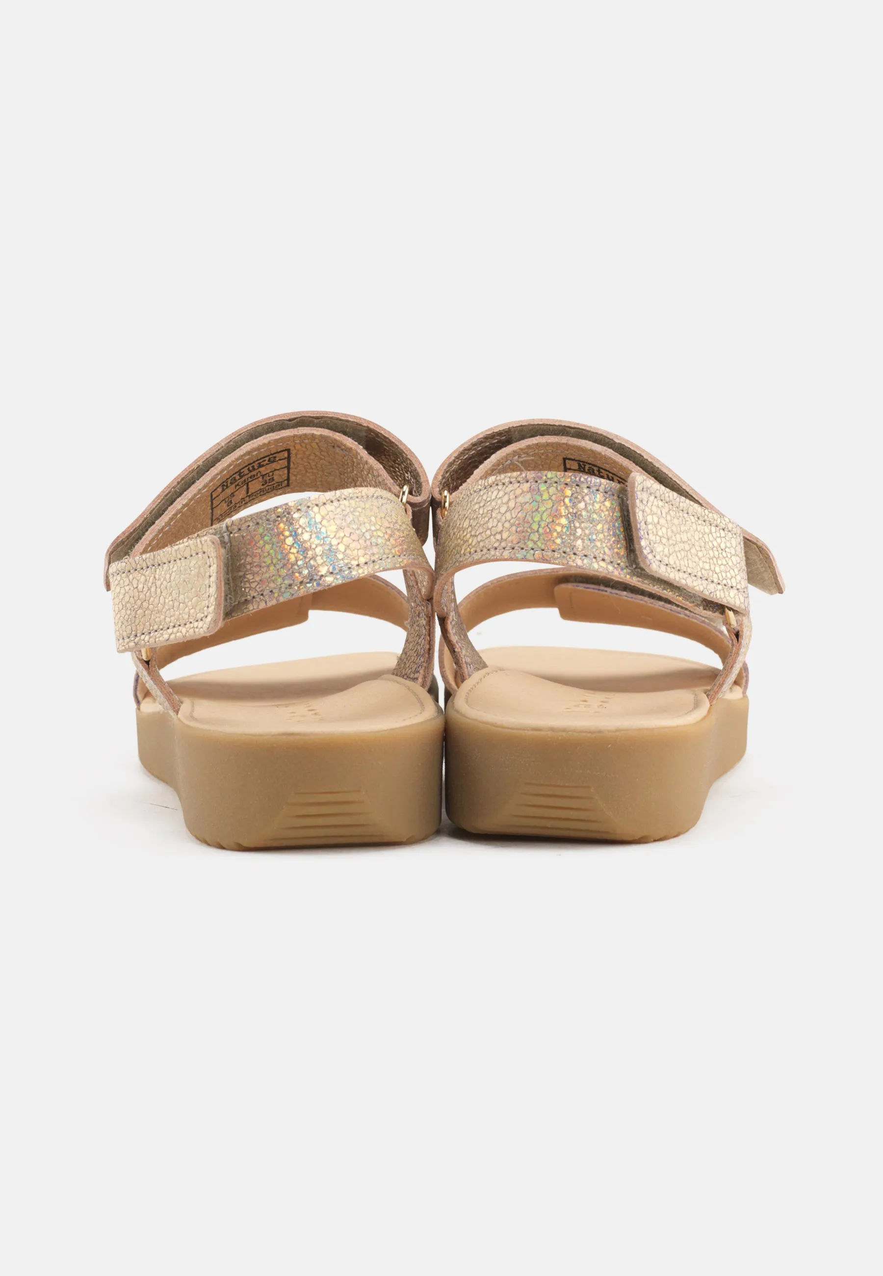 Karen Sandal Metallic Suede - Multicolor