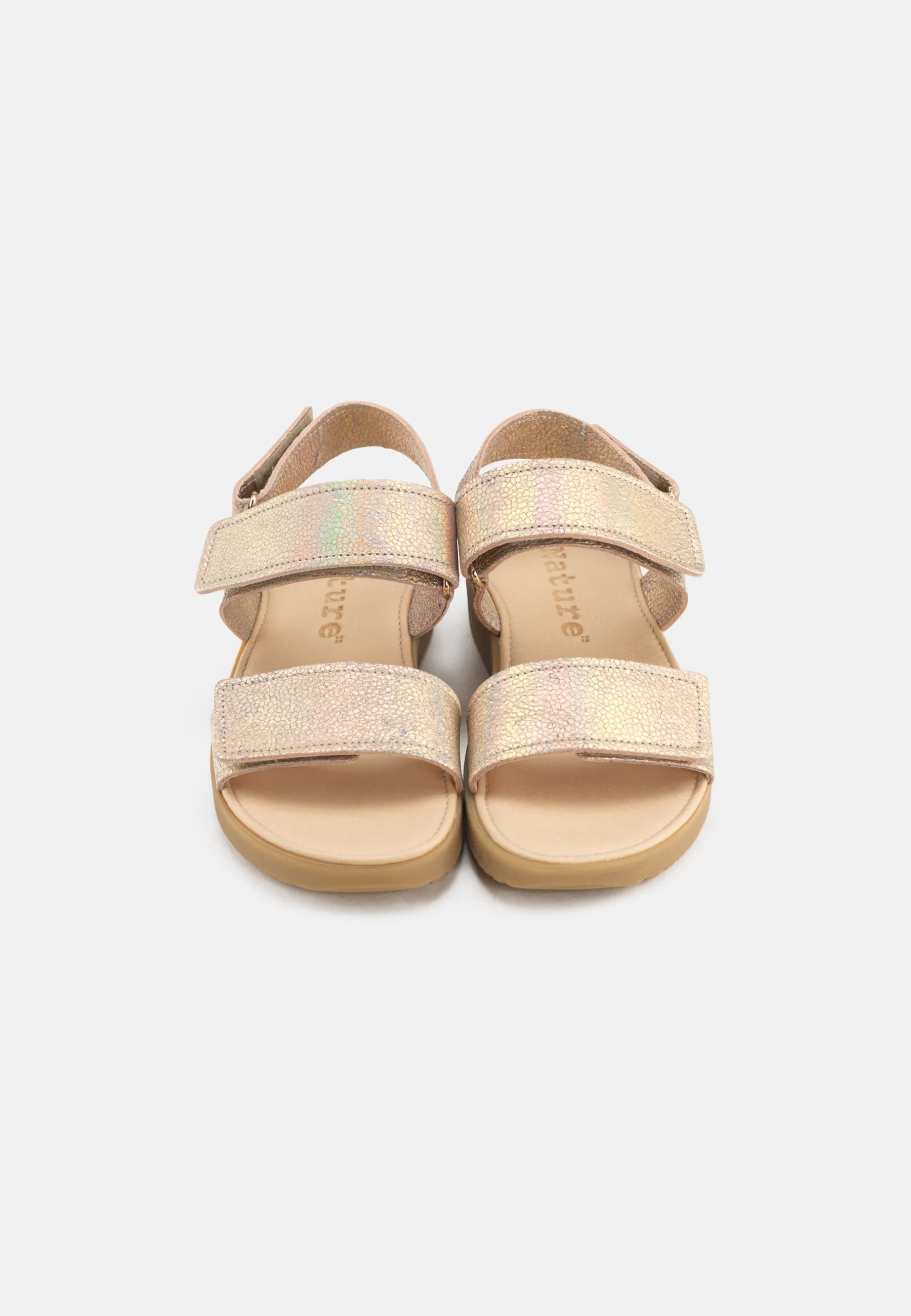 Karen Sandal Metallic Suede - Multicolor