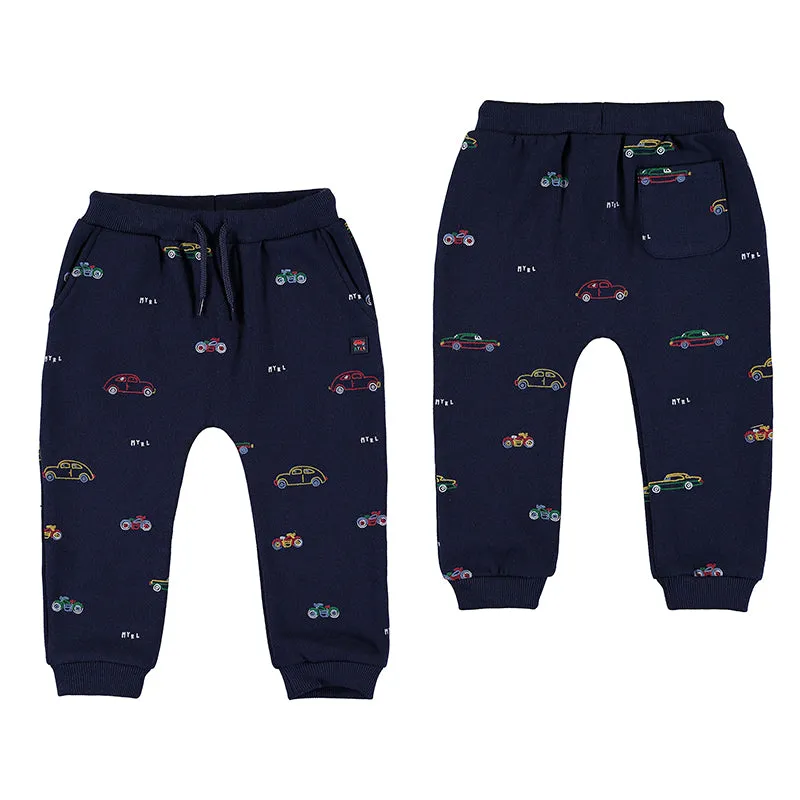 Mayoral Baby Printed Sweatpants _Navy 2530-29