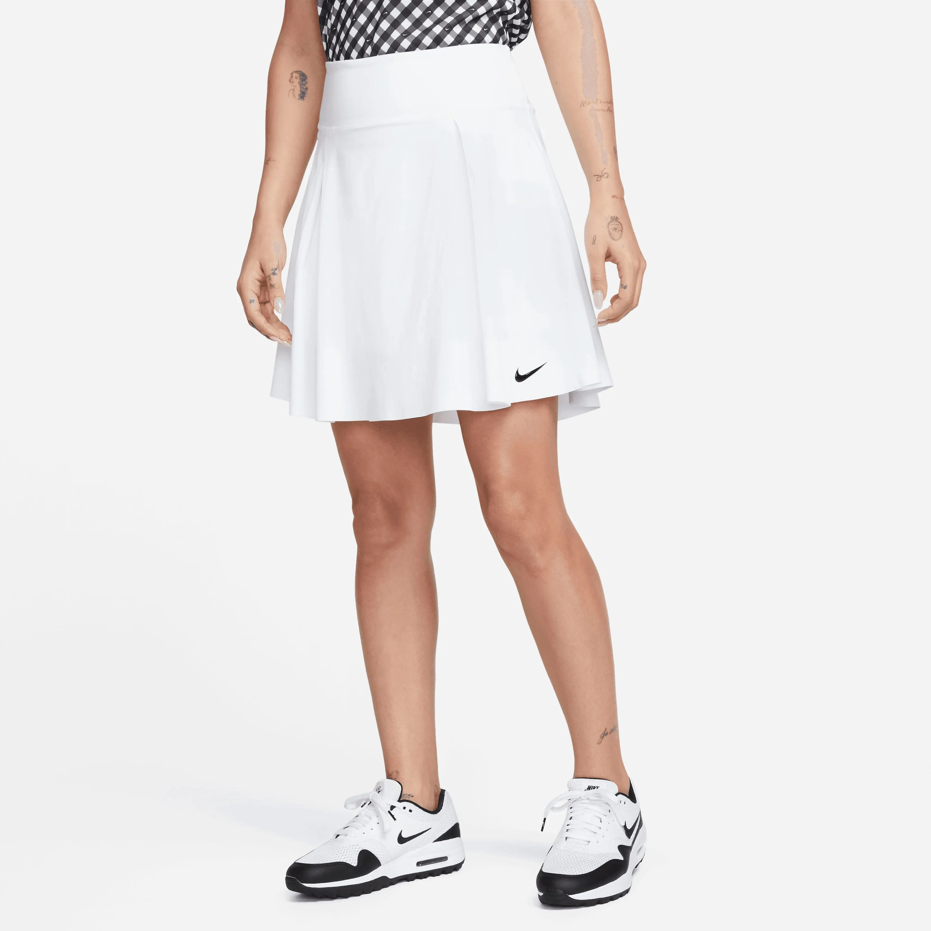 NIKE JUPE SHORT FEMME BLANC