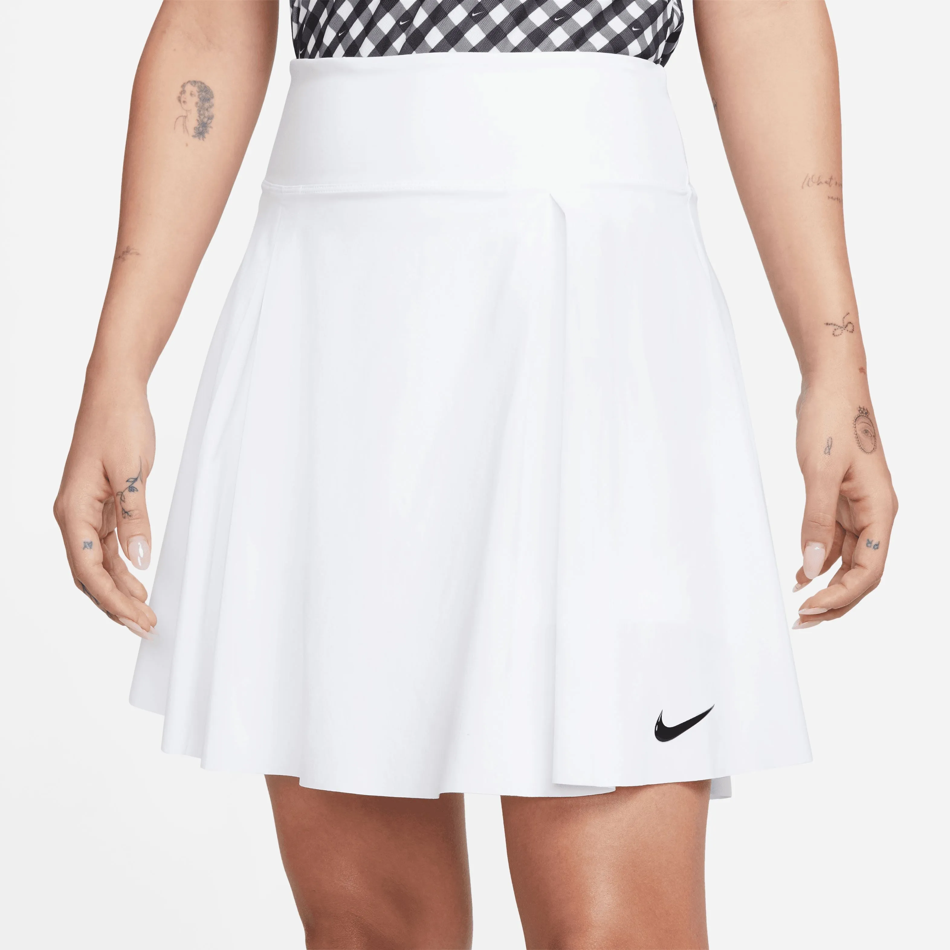 NIKE JUPE SHORT FEMME BLANC