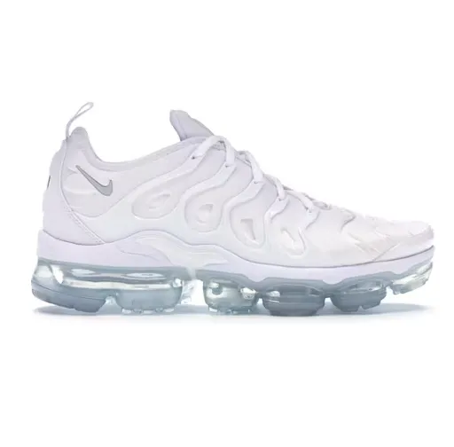 Nike Men's Air VaporMax Plus Shoes - White / Pure Platinum