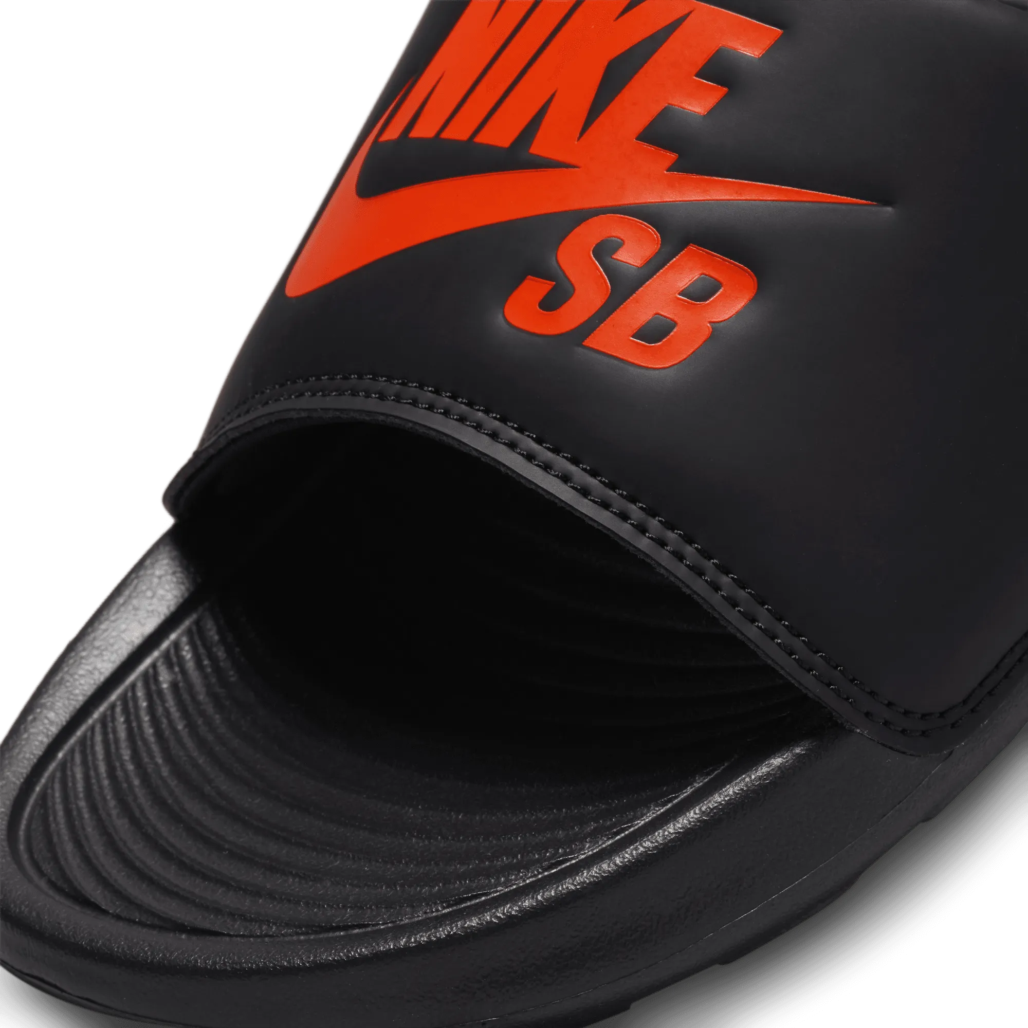 Nike SB Victori One Slides Black/Team Orange