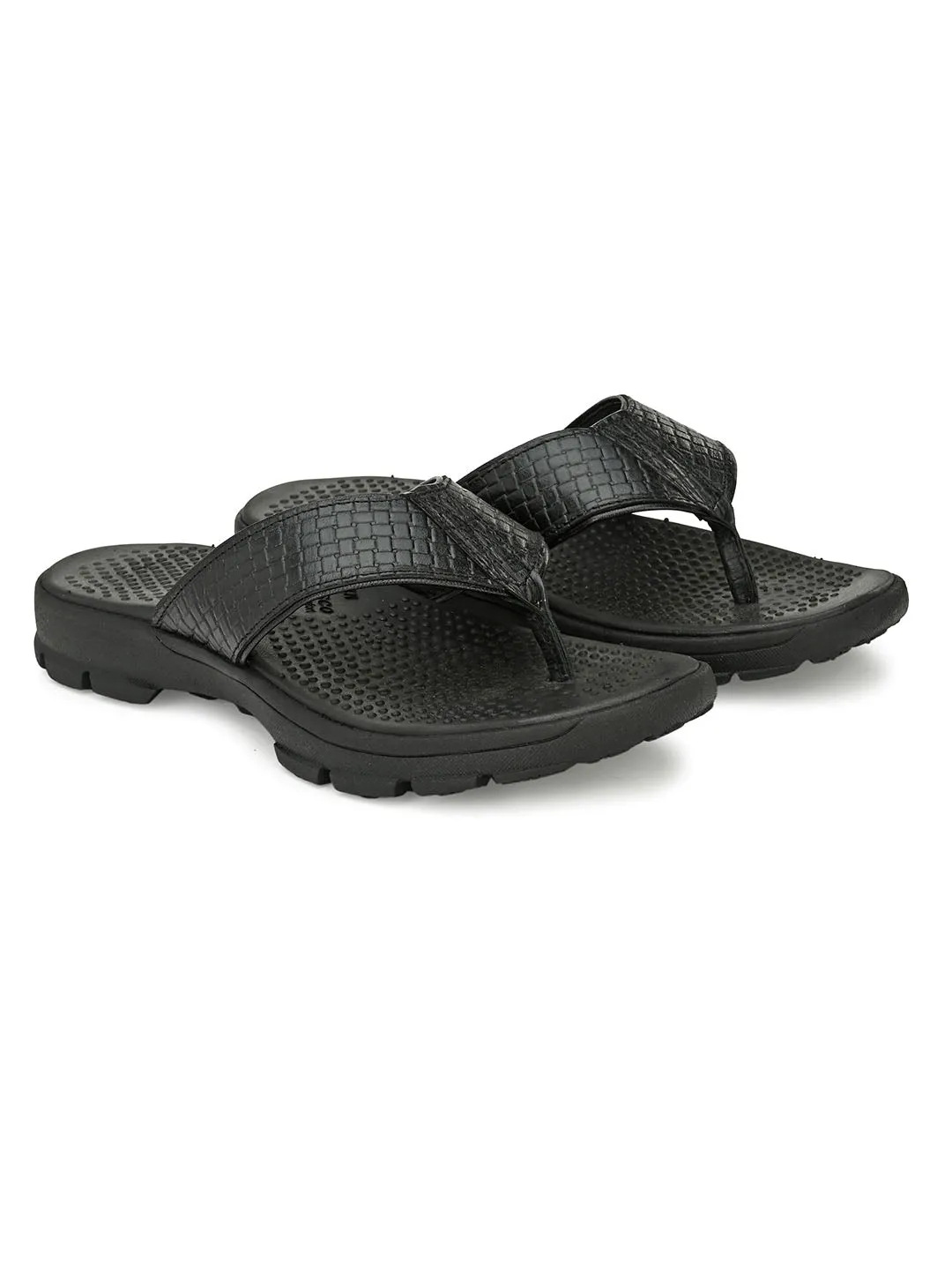 SF Black Comfort Slippers