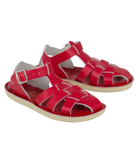 Shark Sandal in Red By Sun-San