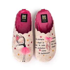 Slippers Bailarina Crudo