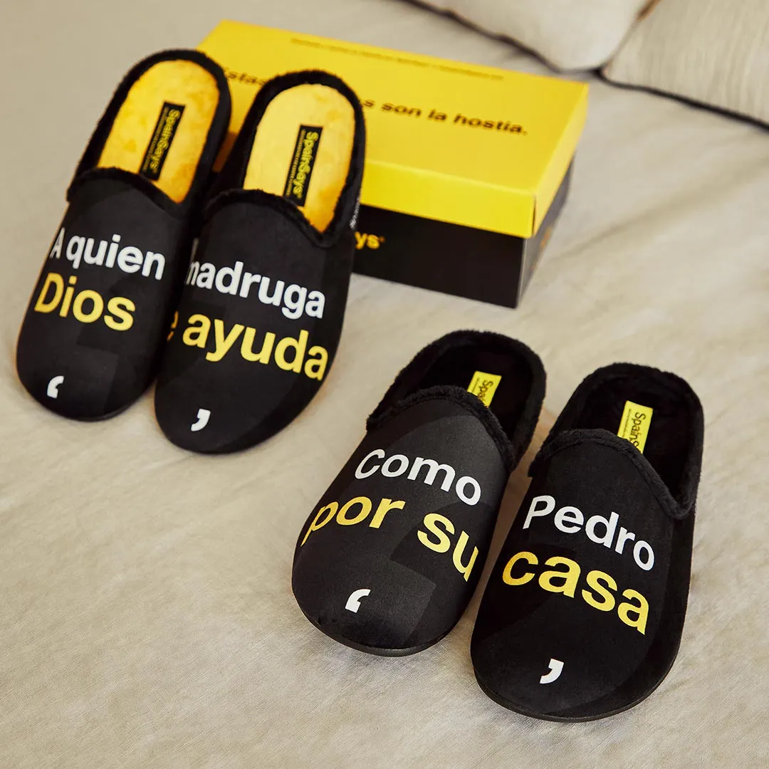 Slippers "Como Pedro por su casa"