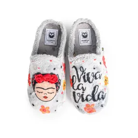 Slippers "Viva la vida" Gris