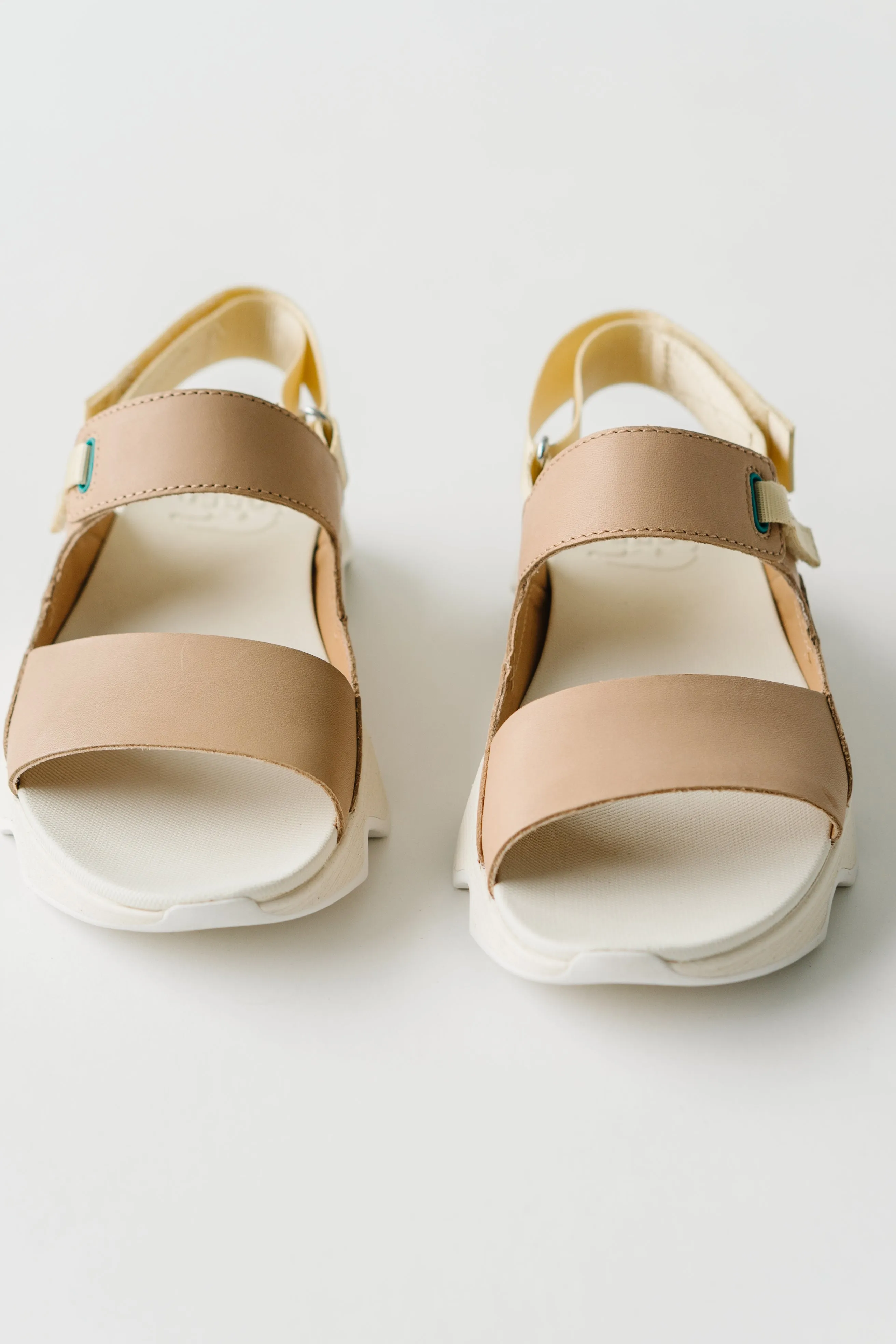 SOREL: Kinetic Impact II Sling Low Sandal in Honest Beige   Sea Salt