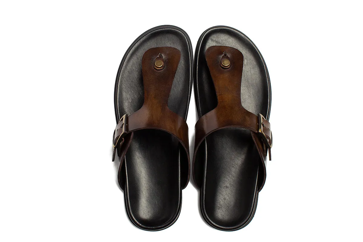 The Crusoe Sandal - Chocolate