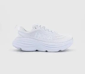 Womens Hoka Bondi 8 Trainers White White