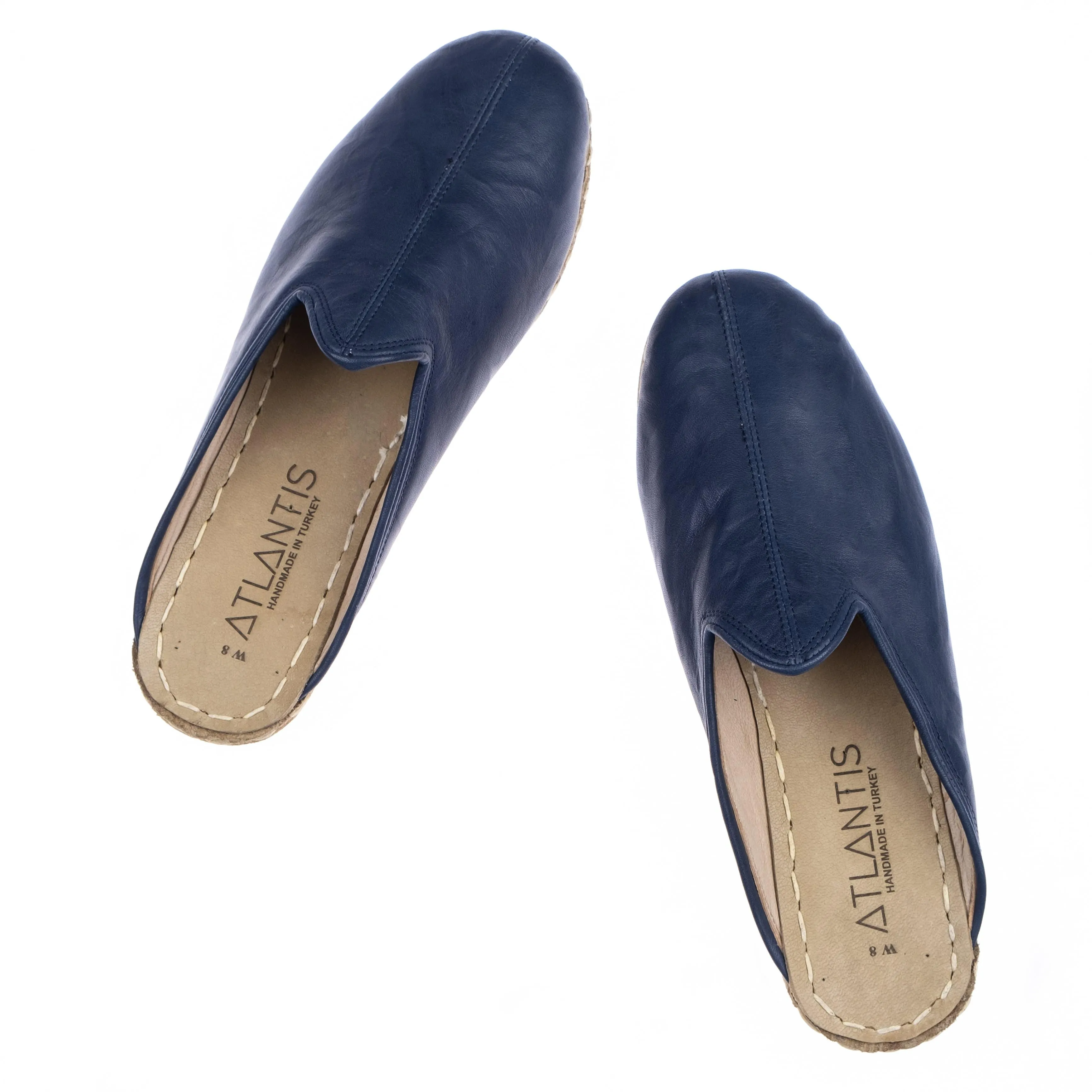 Women's Navy Slippers